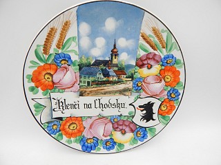 Klenčí na Chodsku - Kostel - závěsný talíř