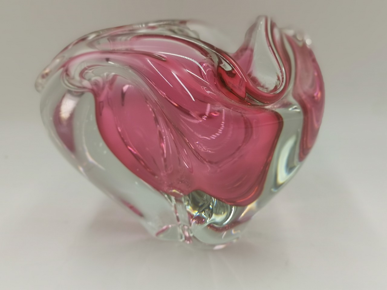 Popelník - hutní sklo