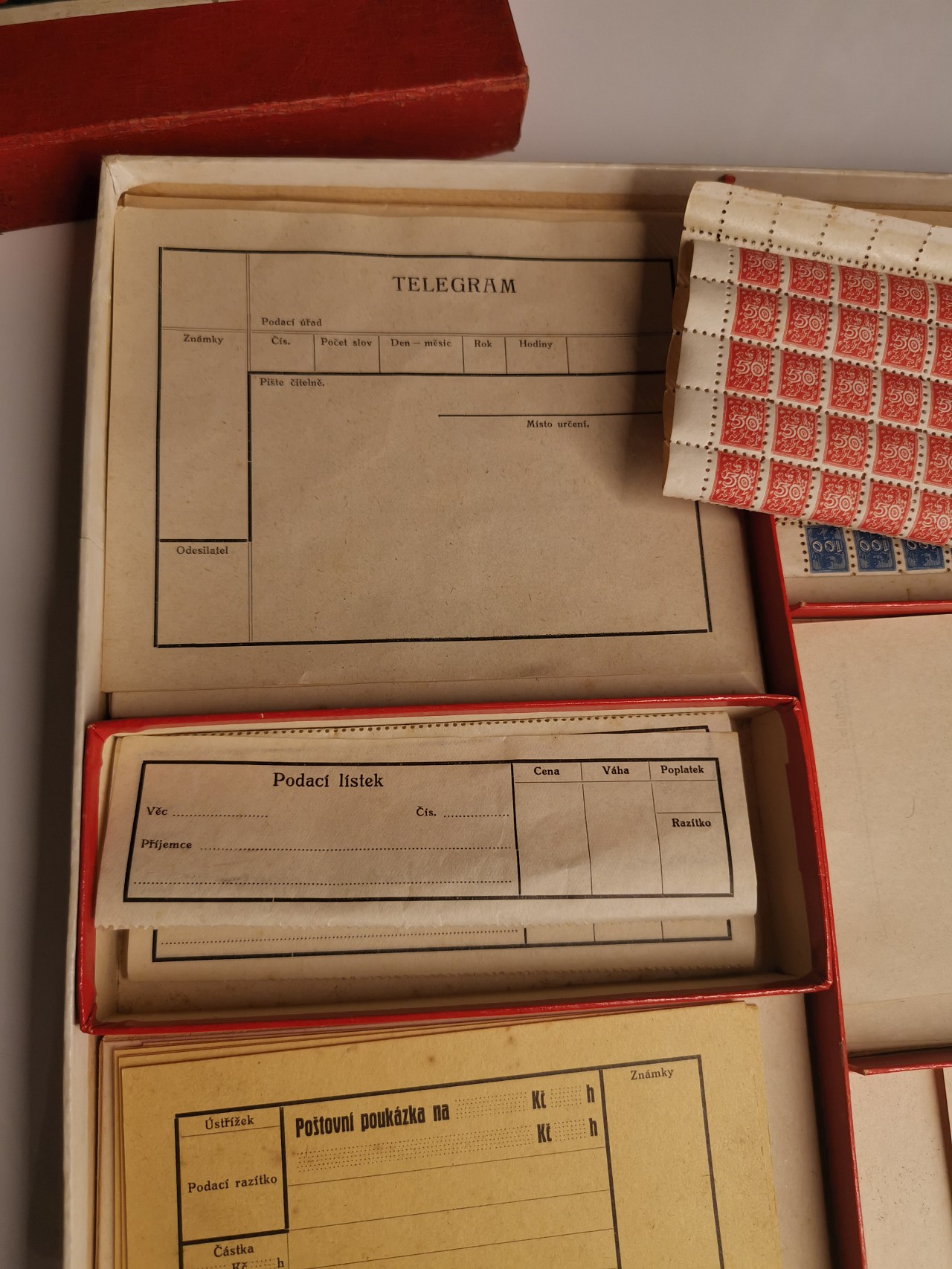 Pošta - Poštovní úřad - stará dětská hra