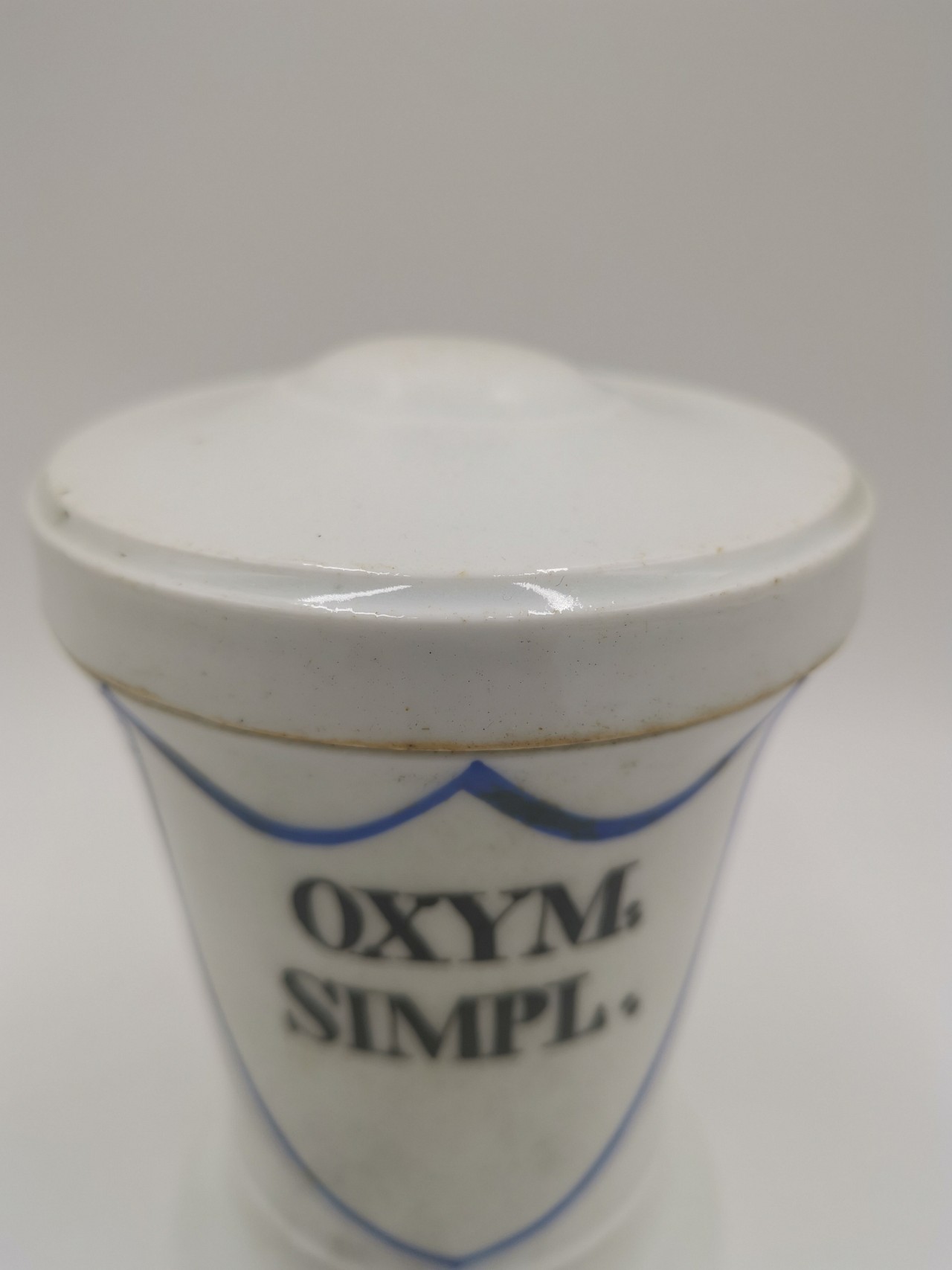 Porcelánová lékárenská dóza - OXYM SIMPL
