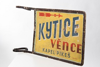 Kytice věnce Karel Pikeš - dobová reklama