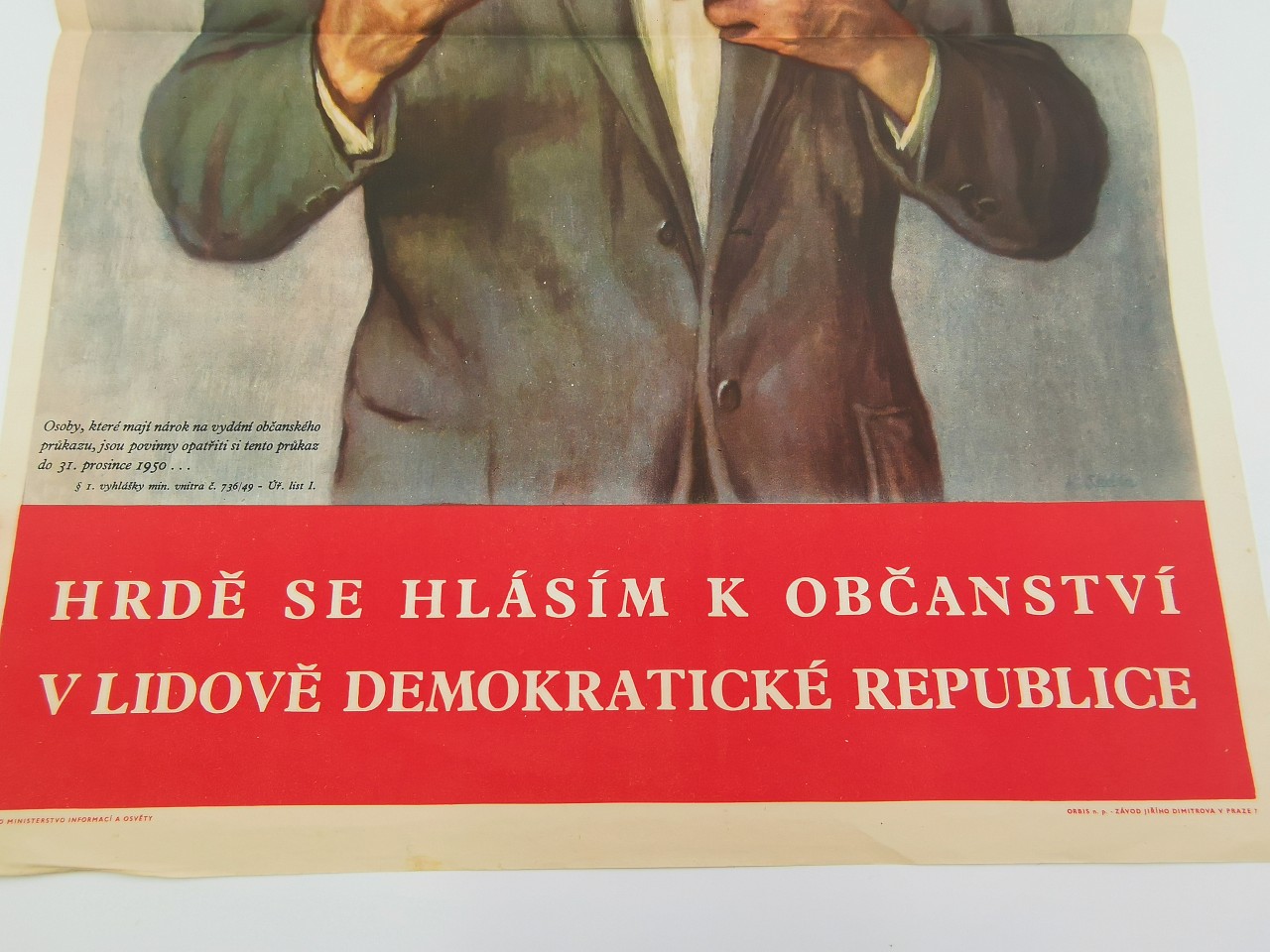 Hrdě se hlásím k občanství v lidově demokratické republice