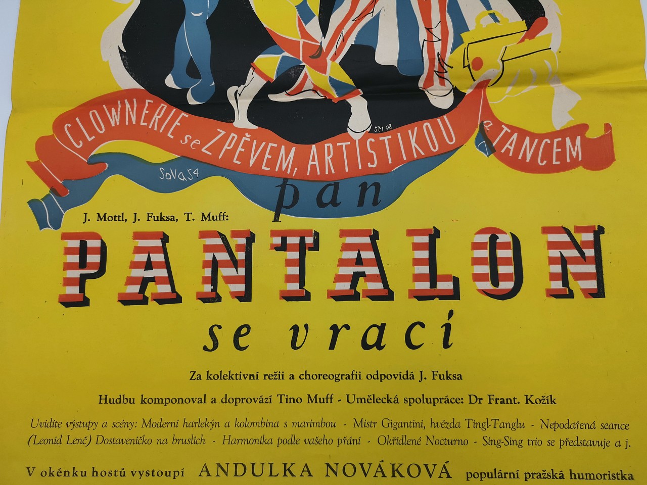 Pantalon se vraci - Choceň 1955
