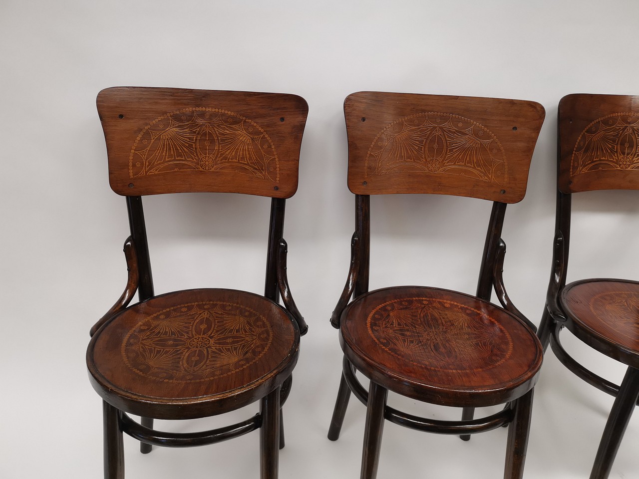 Židle Thonet 3x kusy