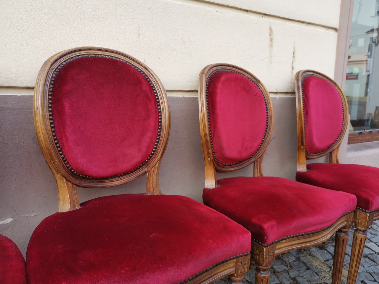 Židle - soubor 4. židlí