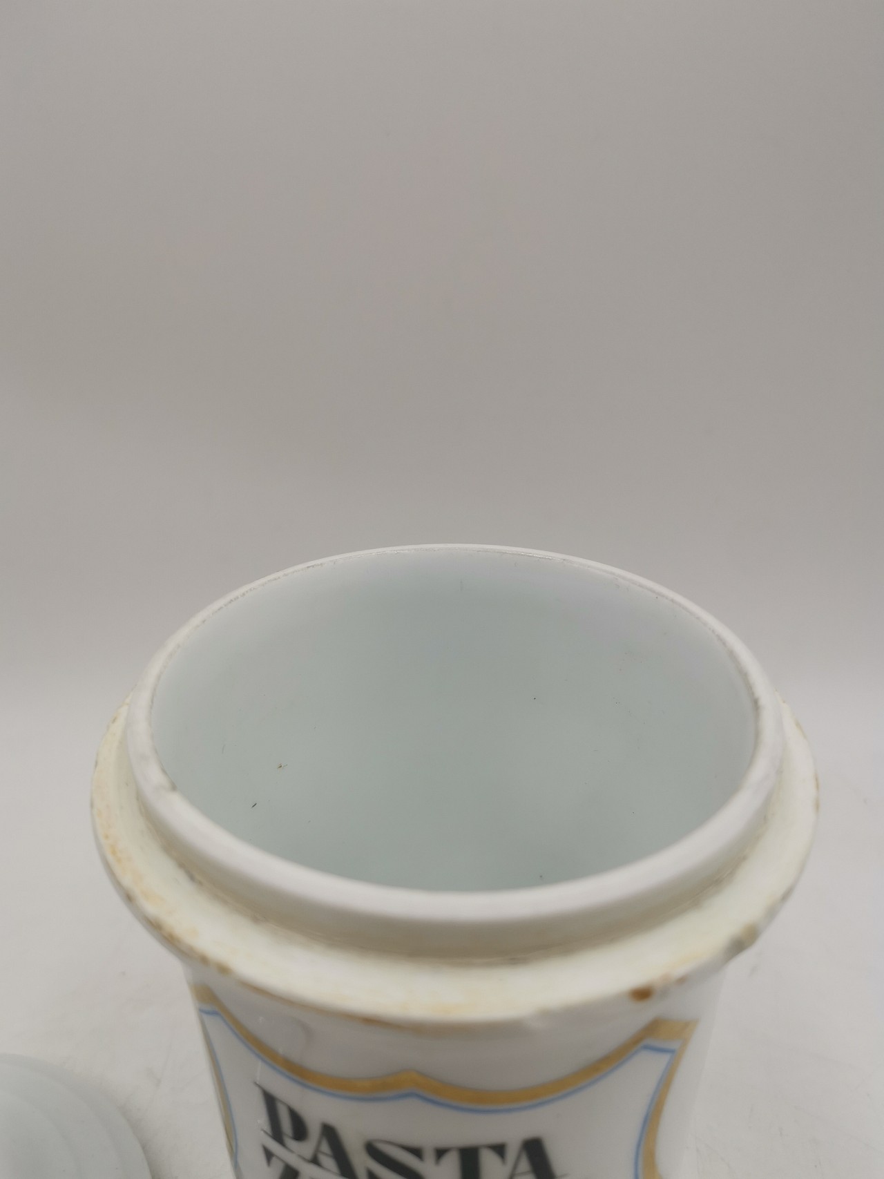 PASTA ZINCI C. AMYL - porcelánová lékárenská dóza